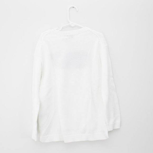 NWT Vineyard Vines Girls Whale Sweater White 7-8 - Picture 3 of 7